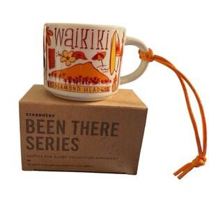 Starbucks Been There Series Waikiki Hawaii Espresso Cup  or Ornament– New in Box